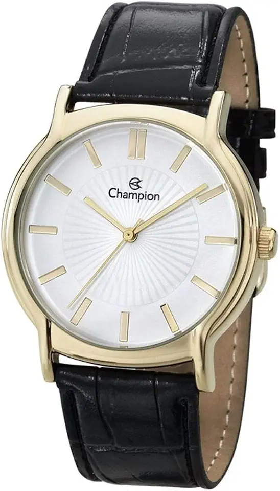 Relógio Champion Leather Unissex Analógico CH22680M