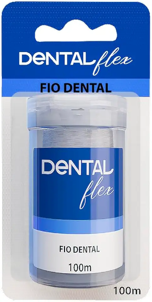 Fio Dental, 100 Metros, Ideal para Remoção de Placa Bacteriana e Higiene Bucal no Dia a Dia