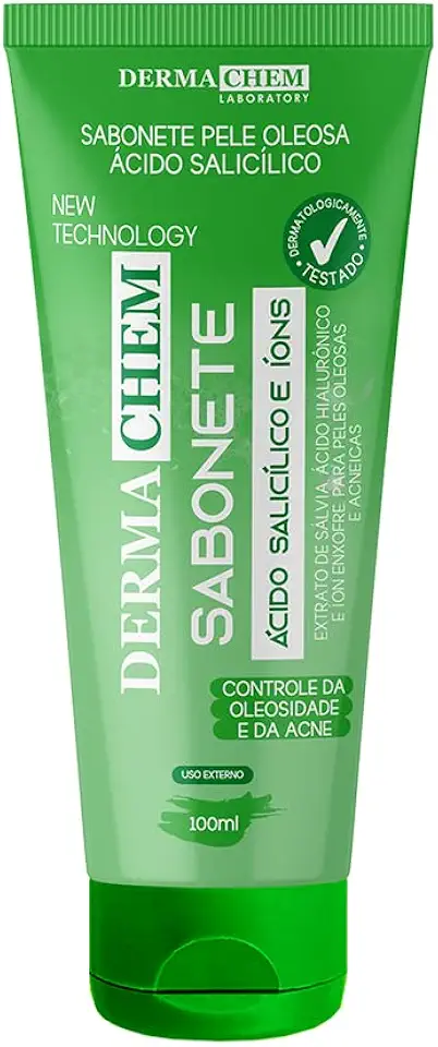 Sabonete Líquido Ácido Salicílico 100ml - Código: 6174 - Derma Chem