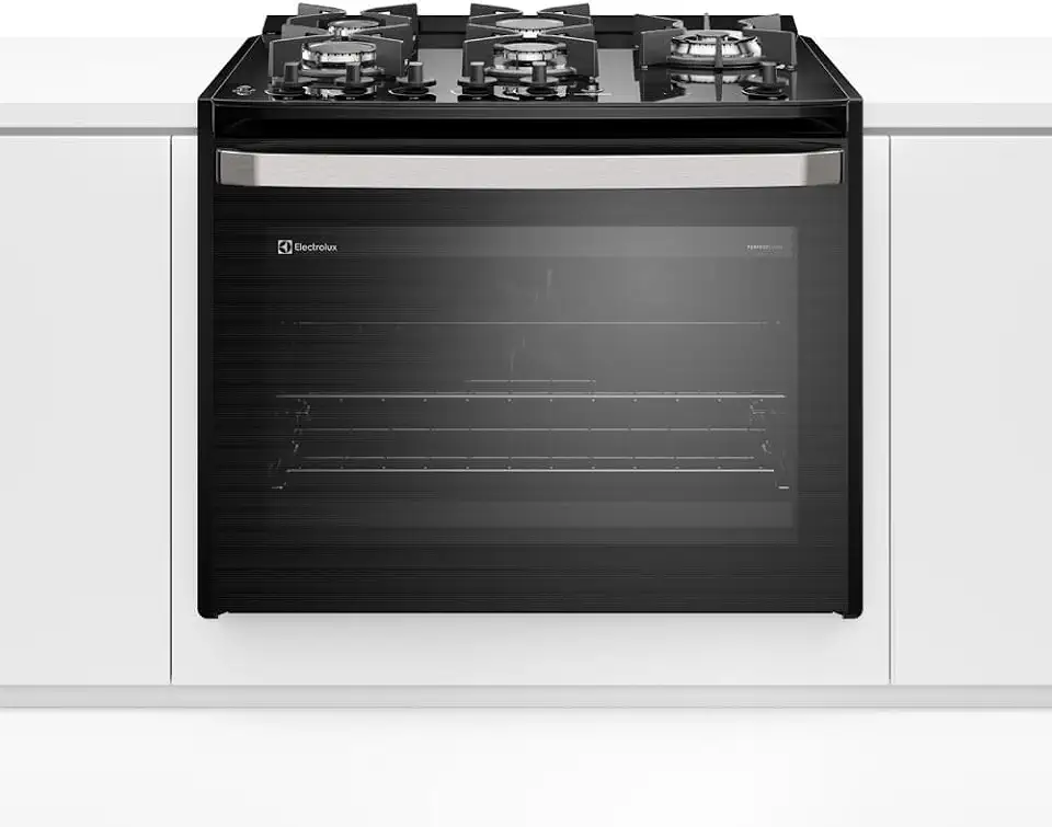 Fogão de Embutir Electrolux de 05 Bocas Experience com Mesa Vidro e Grill Preto - FE5EB 220v