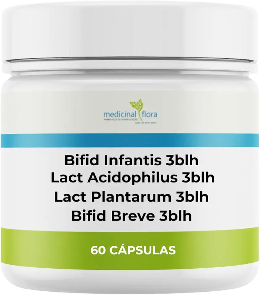 Lactobacillus Infantis 3Blh, Acidophilus 3Blh, Plantarum 3Blh, Breve 3Blh - 60 Doses