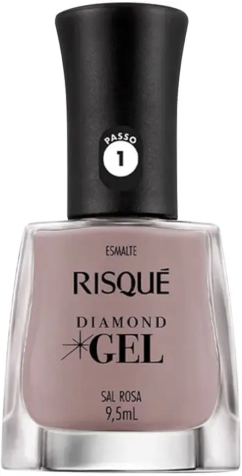 Risqué Esmalte Diamond Gel Sal Rosa Cremoso 9 5 Ml