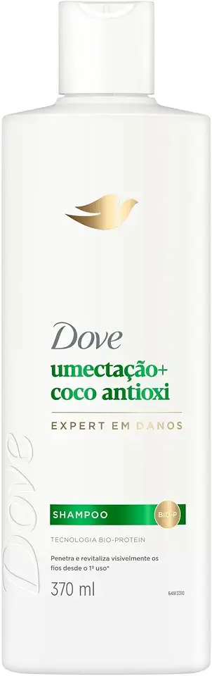 Dove Shampoo Umectação + Coco Antioxi 370ml