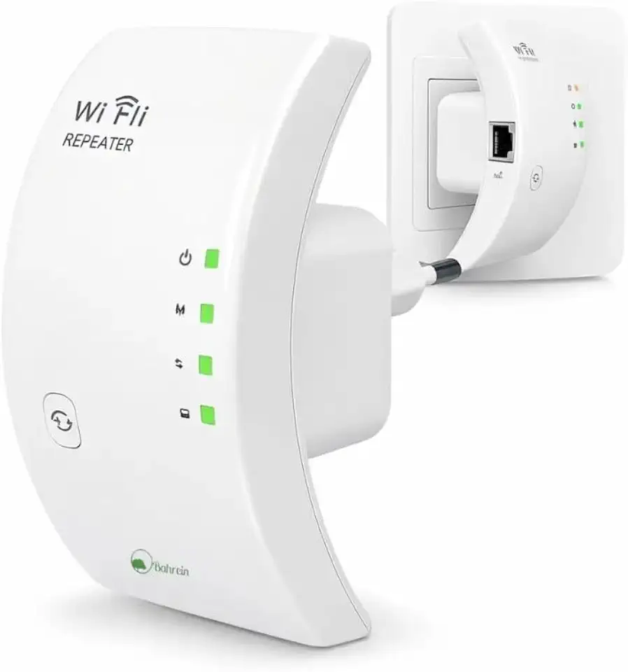 Repetidor de Sinal WiFi 1800Mbps Dual Band 2.4GHz 5GHz Premium | Amplificador de Internet Wireless Alta Velocidade | Extensor de Rede Sem Fio para Casa Escritório Smart TV Notebook Console