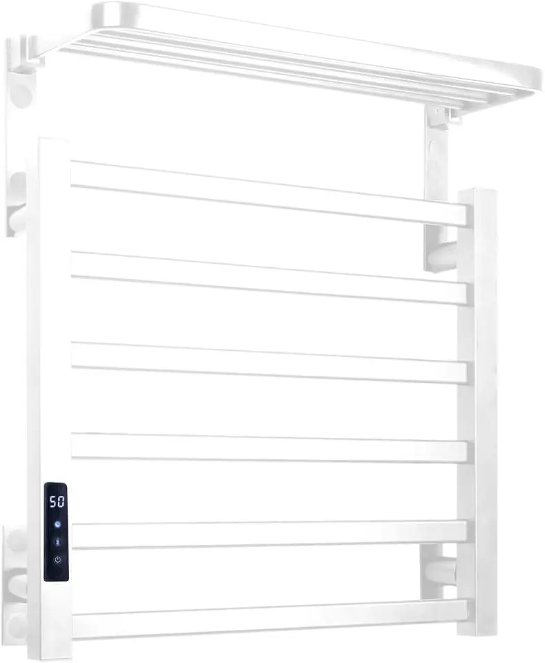 Toalheiro Elétrico Térmico 45x50 cm com Display Digital e Temporizador 220V (Branco)
