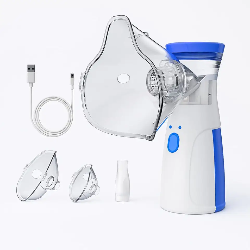 Nebulizador Inalador Ultrassônico Portátil USB Sem Fio Silencioso
