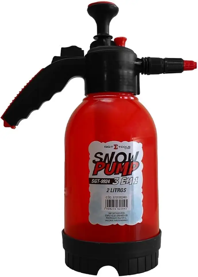 Snow Foam Pump 3 Em 1 Manual Espuma Água Químicos SGT-9924