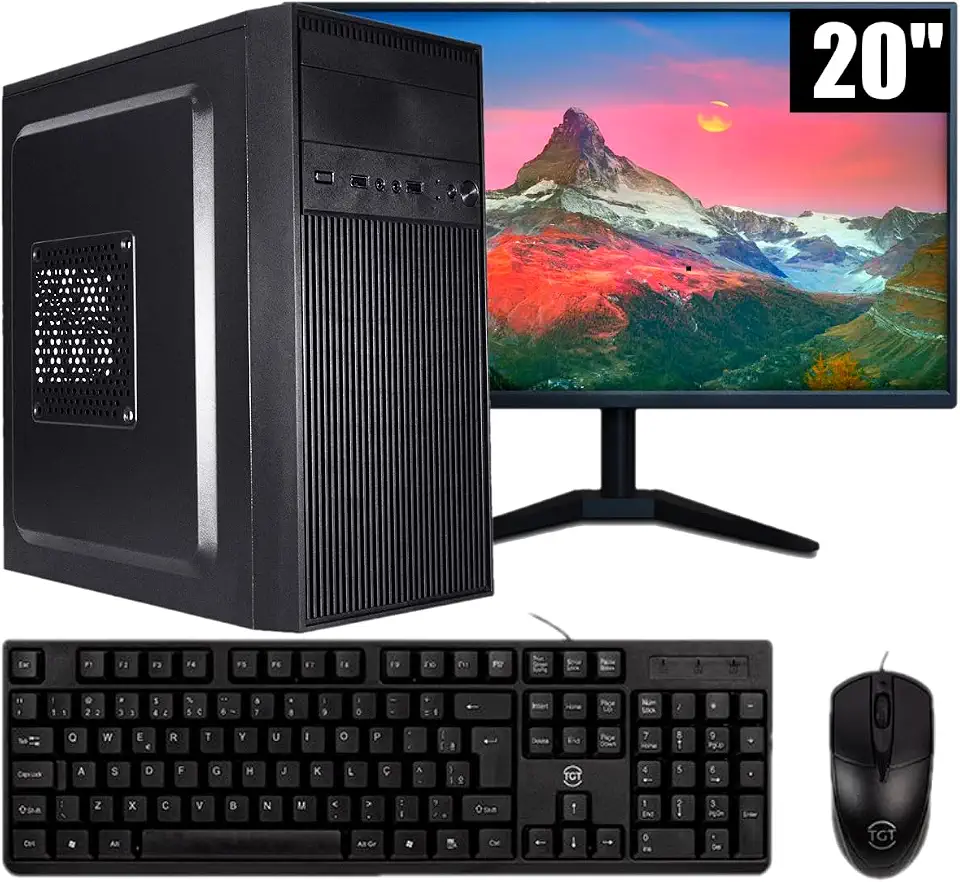 Pc Servidor Completo Cpu Xeon E5 20 Nucleos, 32GB DDR4, Ssd 480Gb, GeForce (32GB DDR4)