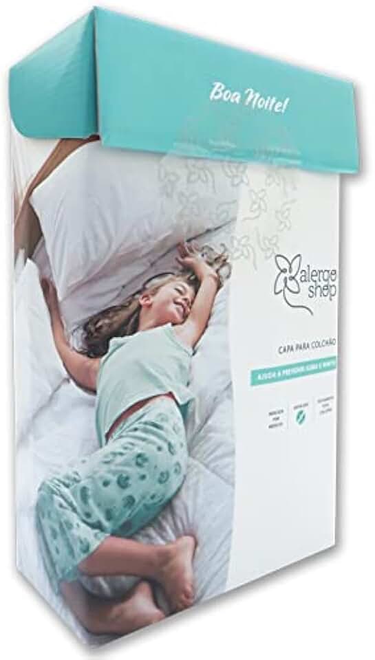 Capa de Colchão Antiácaro Casal Queen Slim Tex (Queen 1,60 x 2,02 x 0,30 m)