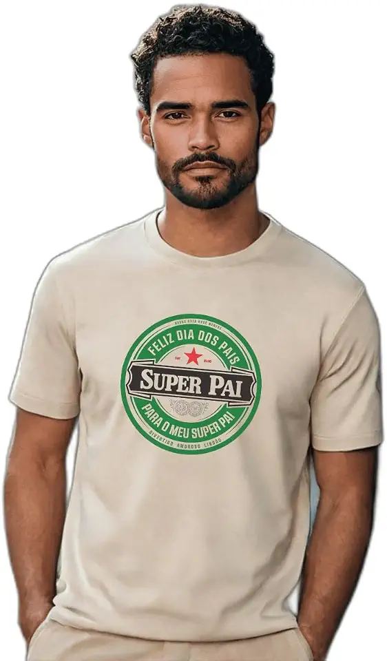 Camiseta Super Pai Original Camisa 100% Algodão