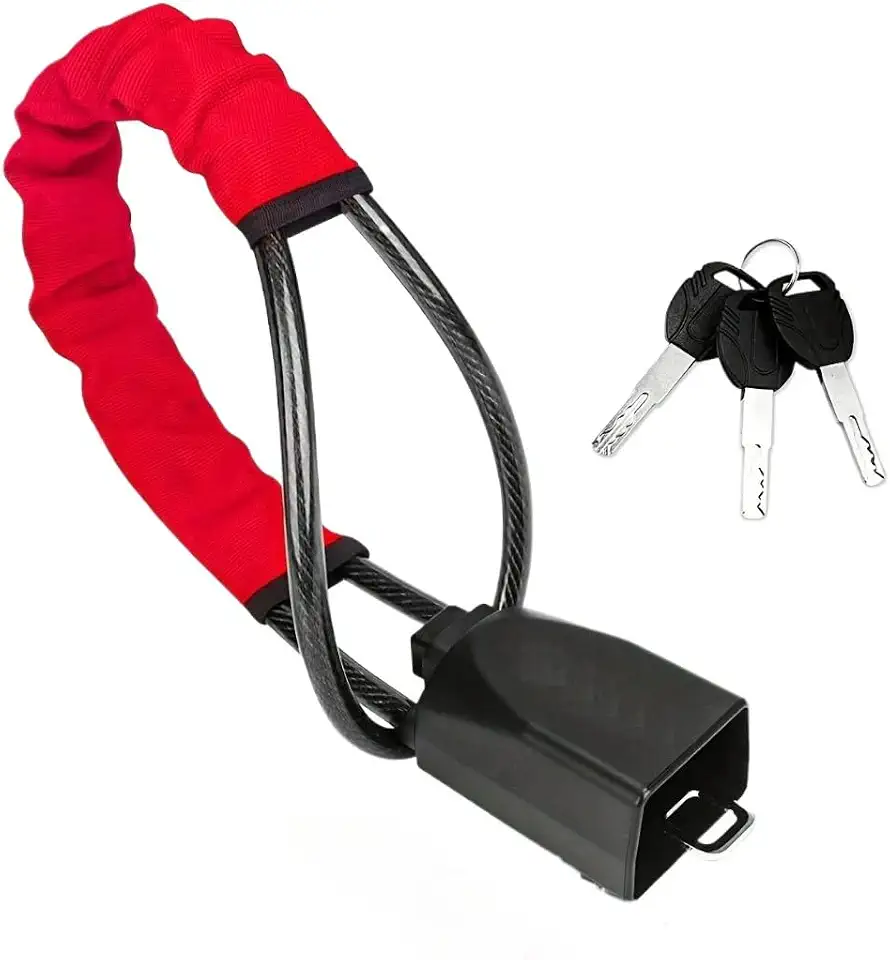 Trava Antifurto Para Volante Com Bloqueio Do Cinto De Segurança Universal Em Aço Resistente Com 3 Chaves Segurança Veicular Para Carro