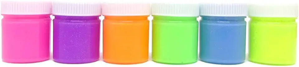 Tinta Guache 015Ml Neon Asuper 06 Cores Estojo - 75610
