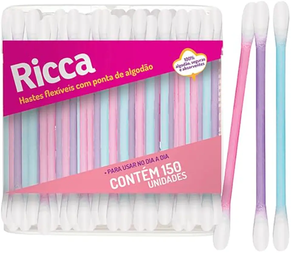 Ricca Hastes Flexíveis Pote