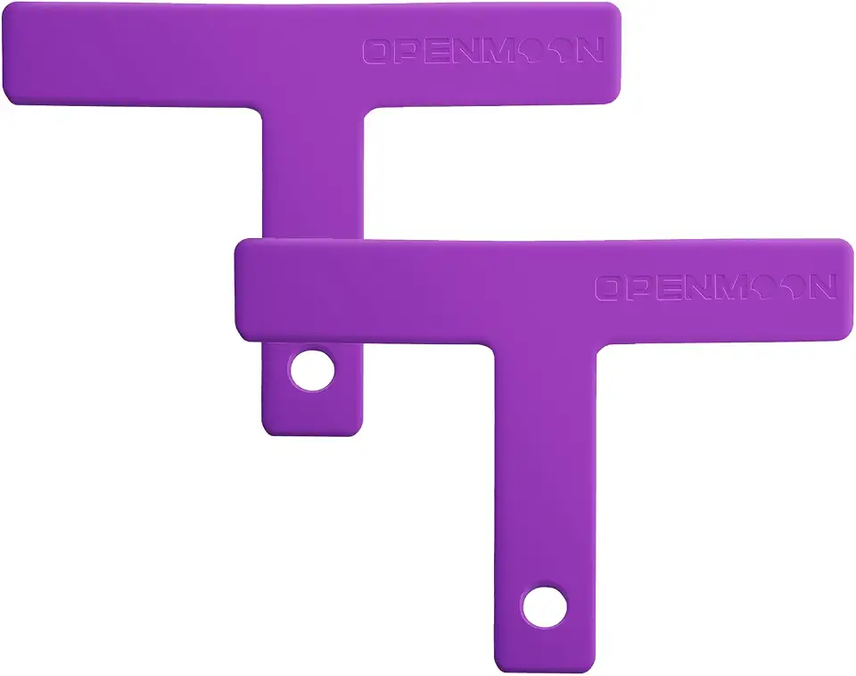 OPENMOON Marcadores T de gel de sílica para atores da câmera roxa (1 pacote em 2 peças)