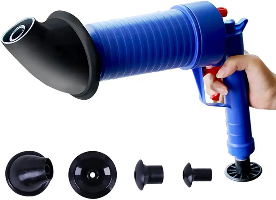 Desentupidor Manual Lorben Pistola Alta Pressão Vaso Sanitário Pia Ralo GT6229
