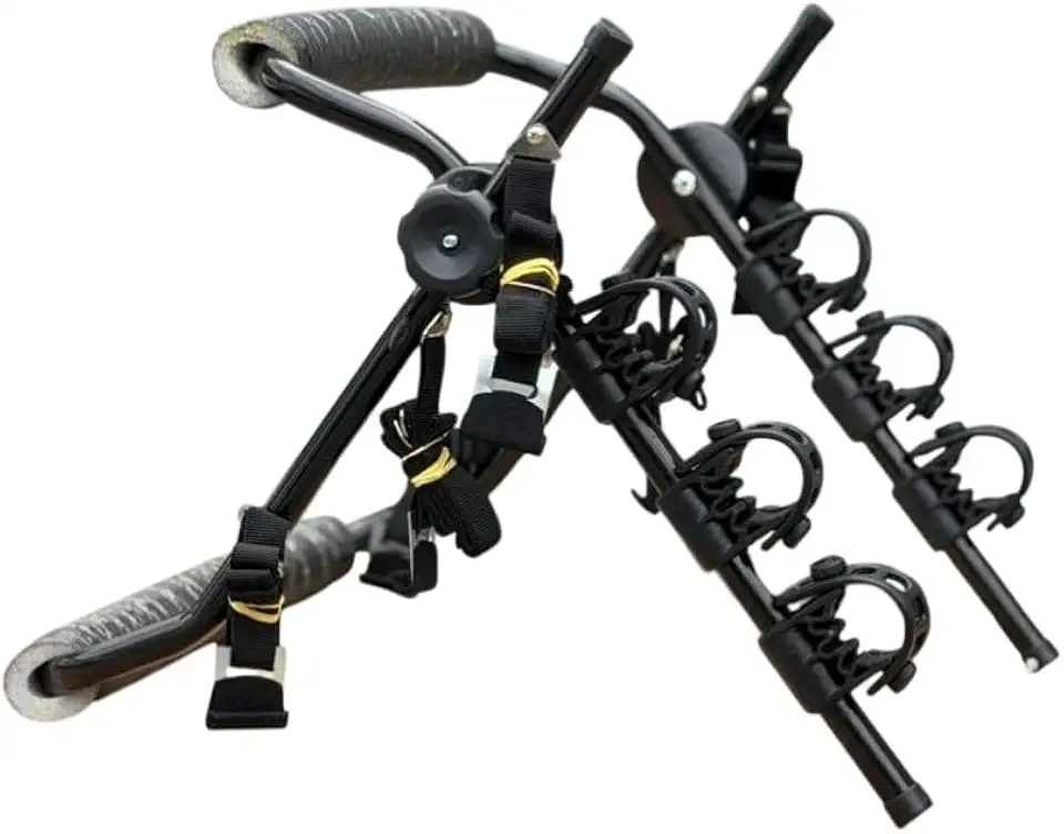 Suporte Bicicleta Carro Transbike Universal Hatch Sedan - P/ 3 bikes