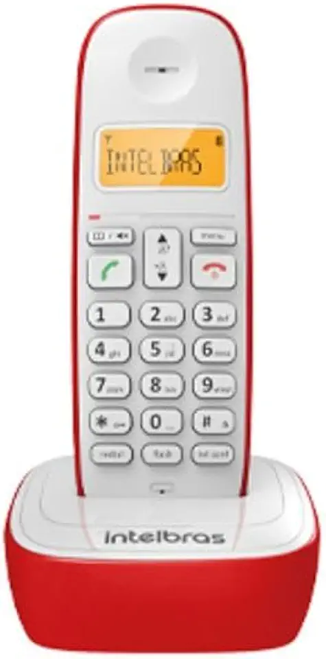 Telefone Sem Fio TS 7510 Vermelho Intelbras