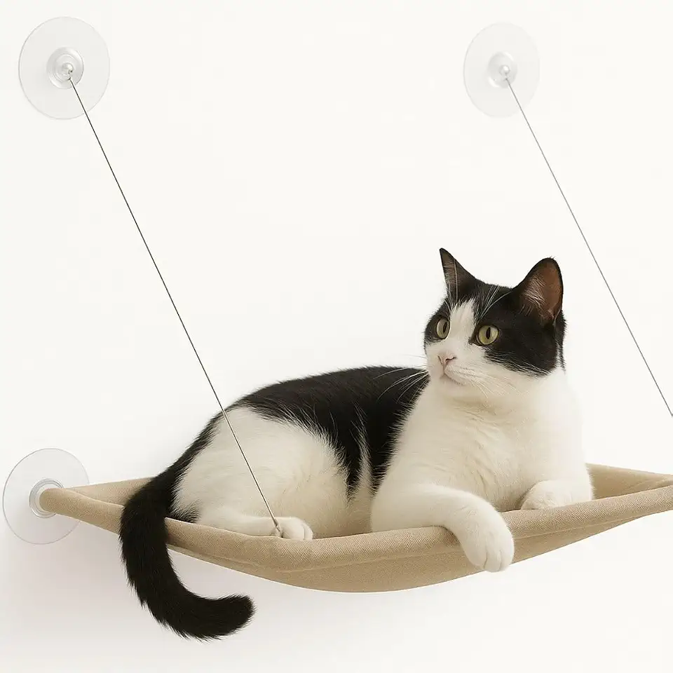 Cama de Janela Suspensa para Gatos