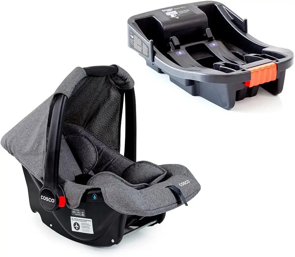 Bebê Conforto Cosco Kids, Wizz, com base, Cinza Mescla