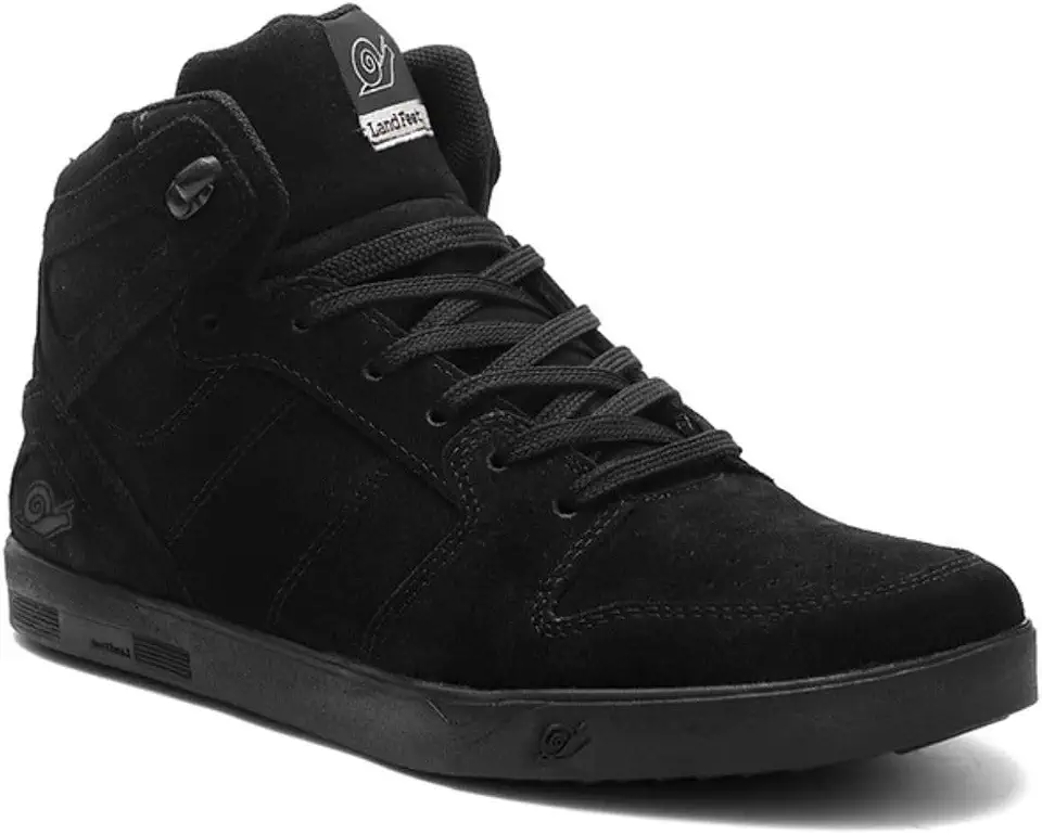 Tênis Landfeet Skate Crossfit Casual Original Cano Alto Embarcadero Il Lifestyle em Couro Camurça