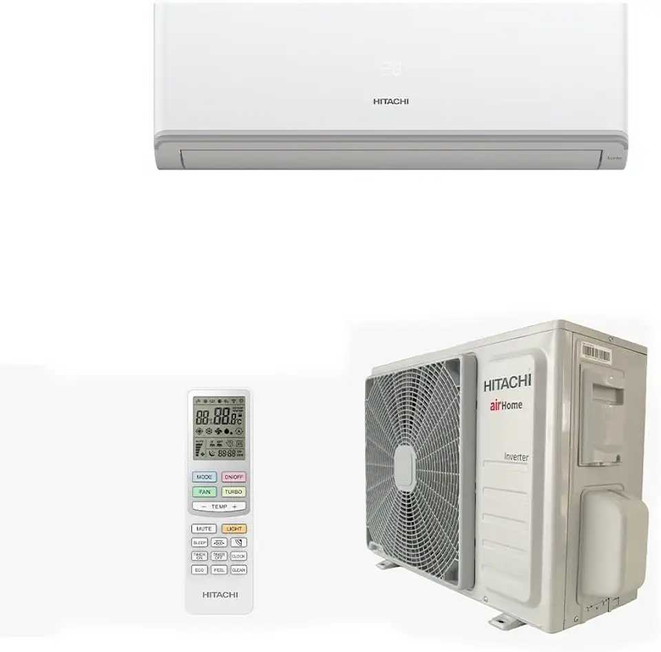 Ar Condicionado Split Hi Wall Inverter Hitachi AirHome 9.000 Btus Frio 220V R-32