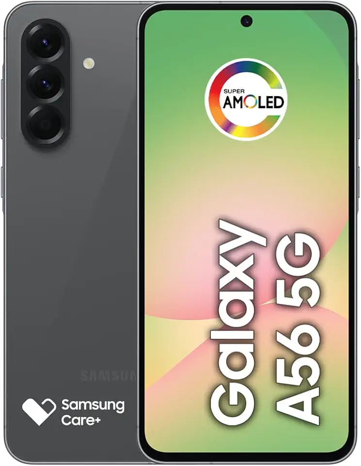 Smartphone Samsung Galaxy A56 5G 128GB, 8GB RAM, Câmera 50MP, IP67, Super AMOLED 6.7", Recursos AI, Preto