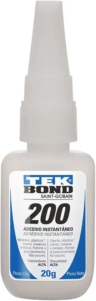 Adesivo Instantâneo Tekbond 200 20g A Bico Antientupimento, unidade