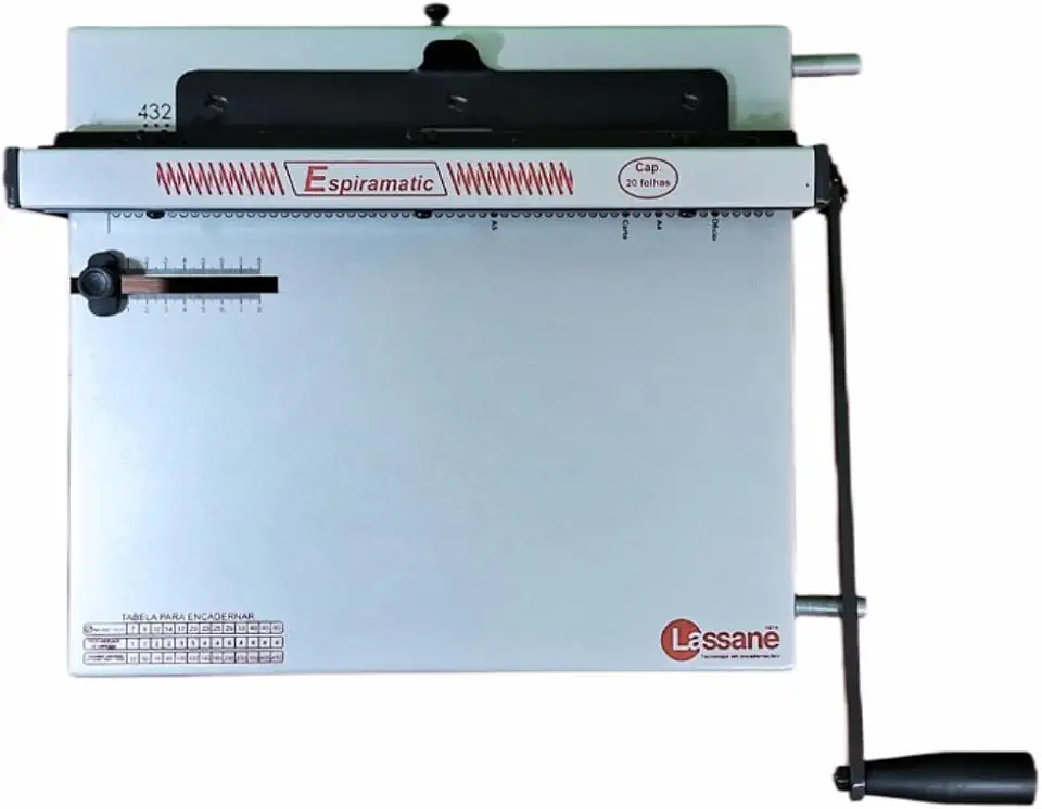Encadernadora Espiramatic 20 Folhas Lassane para Espiral