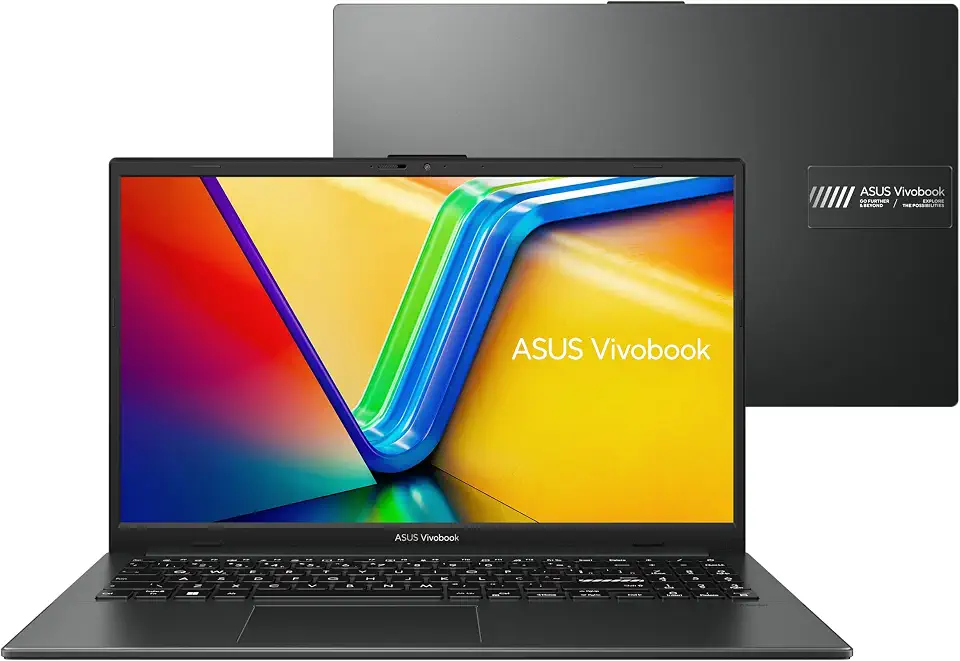Notebook ASUS VivoBook Go 15, AMD RYZEN 5 7520U, 8GB, 512GB SSD, KeepOS, Tela 15,6" FHD, Mixed Black - E1504FA-NJ732