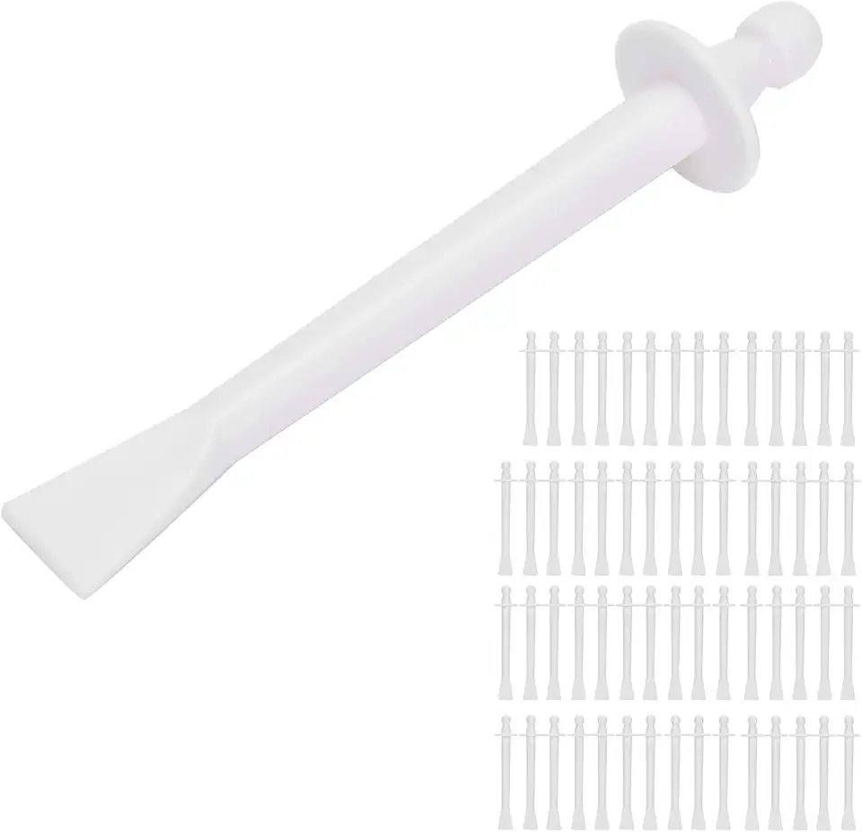 Daconovo A Cera Remoção do Cabelo do Nariz Vara o Aplicador Descartável para A Remoção Fácil Cabelo para Sobrancelha Bordo Nariz 60pcs