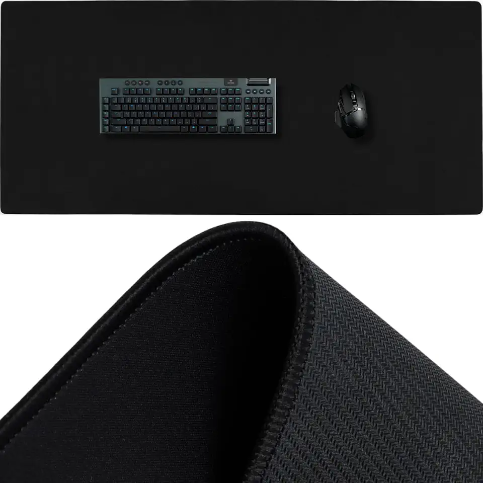 Mouse Pad Gamer Extra Grande Preto 90x40 Ultra Performance Qualidade Premium HighSpeed