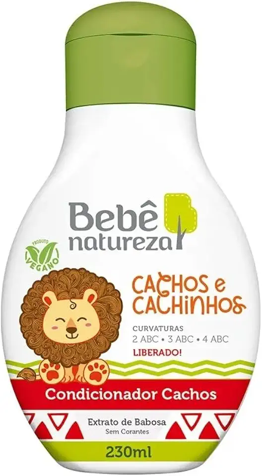 Shampoo Cachos e Cachinhos Babosa Bebê Natureza 230ml
