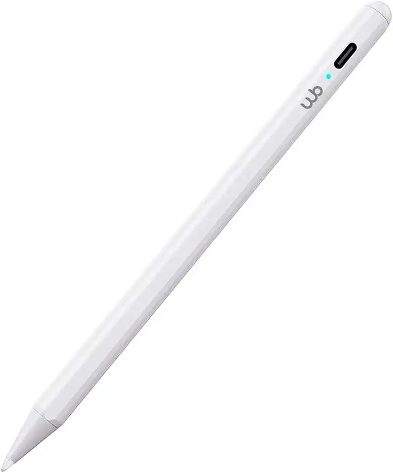 Caneta Pencil WB Para iPad com Palm Rejection e Ponta de Alta Precisão de 1.0mm - Branca (não compatível com iPads lançados antes de 2018)