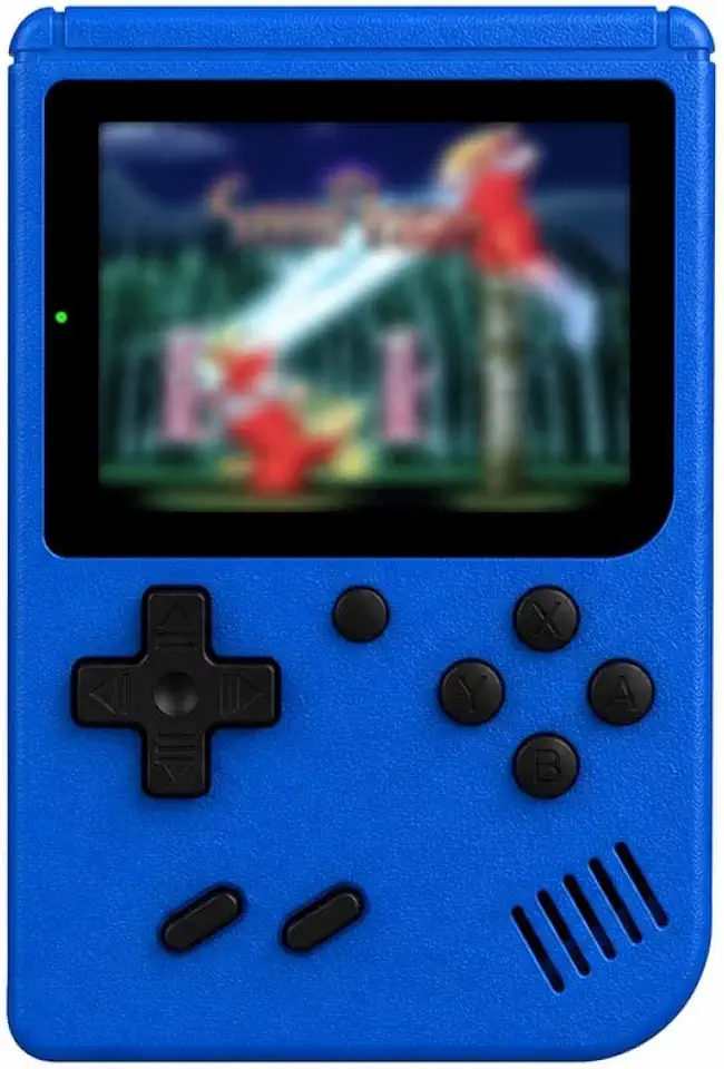 Mini Game Retrô Portátil com Cabo Av para Ligar na Tv (Azul)