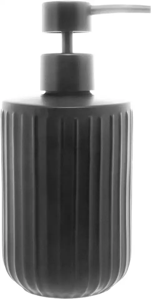 LYOR - Porta Sabonete Líquido de Cerâmica Granilite Clean Preto 430ml