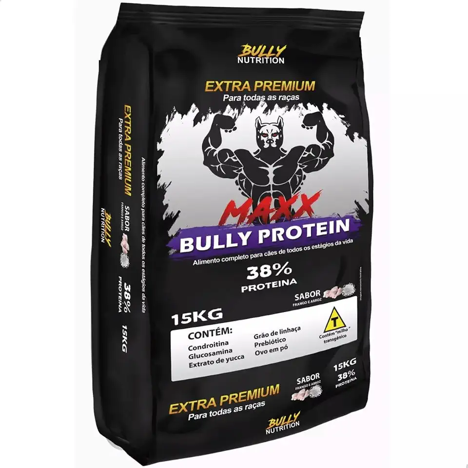 Ração Alimentar Para Cachorro Maxx Bully Proteín15Kg | Cachorro Forte
