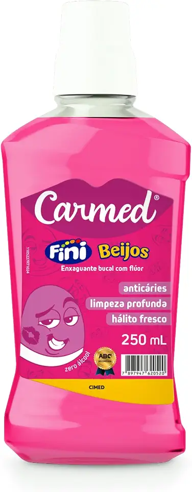 Enxaguante Bucal Carmed Fini Beijos 250ml