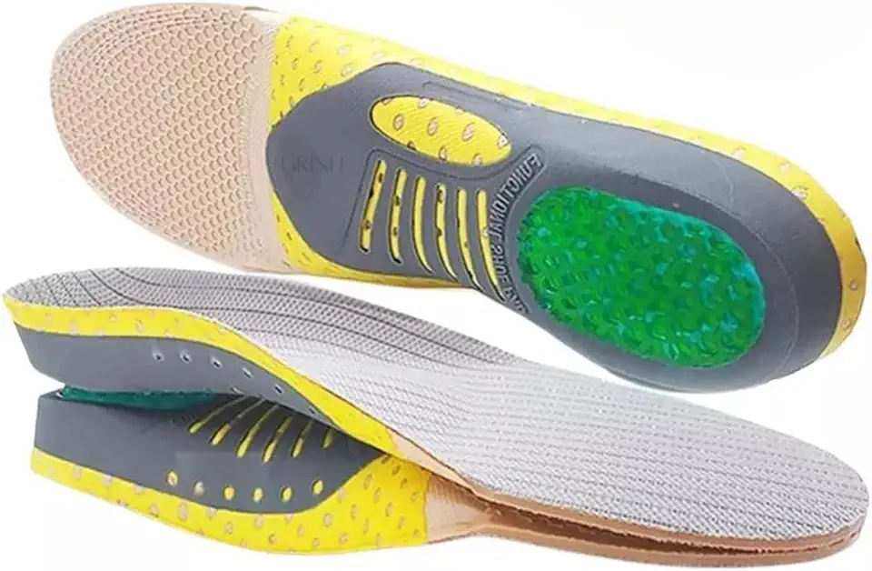 Palmilha Ortopédica FlySea para Esporão Calcâneo e Fascite Plantar - Correção de Pisada (Pronada/Supinada), Conforto para Pés - Tamanhos 41 a 46