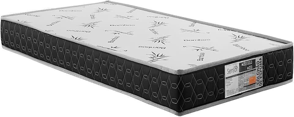 Colchão Solteiro D33 100% Espuma Dupla Face Selo Inmetro 78x188x12