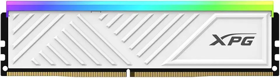 Memória Desktop Gamer Adata XPG Spectrix D35G RGB 16GB DDR4 3200 Mhz - Branco - AX4U320016G16A-SWHD35G