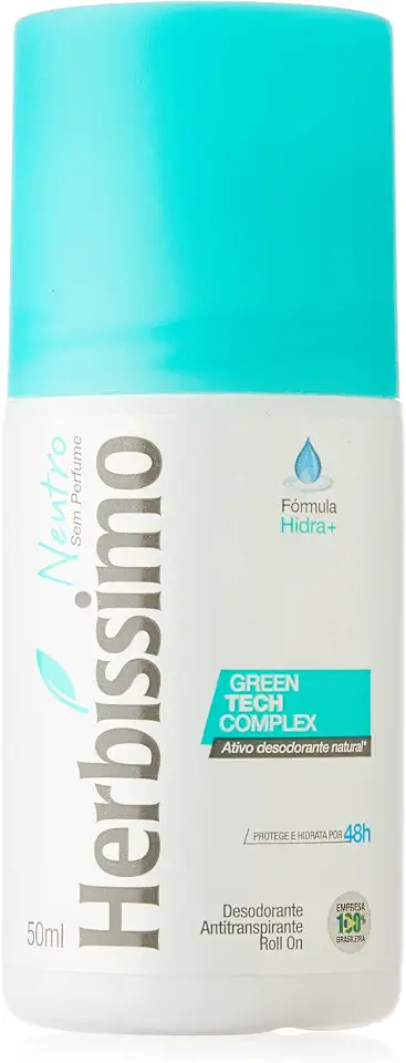 Dana - Desodorante Roll On Herbissimo 50Ml Neutro | Sem Perfume