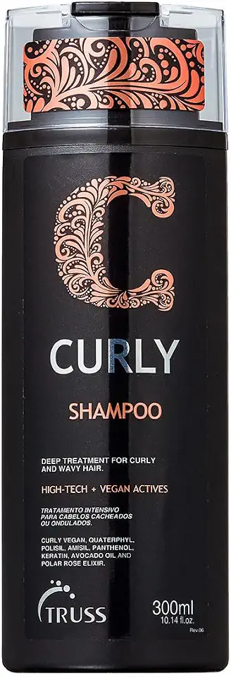 Truss Shampoo Curly | Hidratação e Definição para Cabelos Cacheados e Ondulados | 300ml