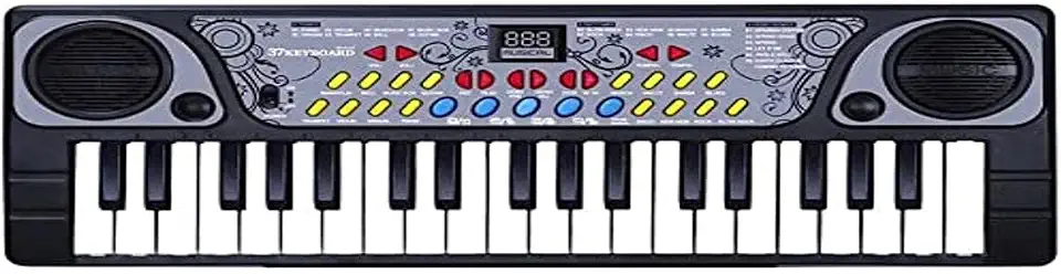Teclado Infantil com Microfone 37 Teclas BX1622, DM Toys