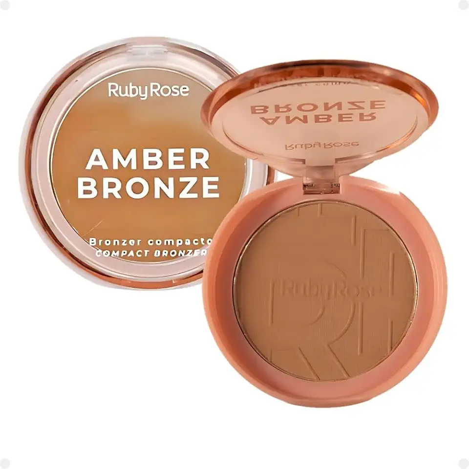Bronzer Compacto-Amber Bronze Beach Sands Hbm202-1 Ruby Rose