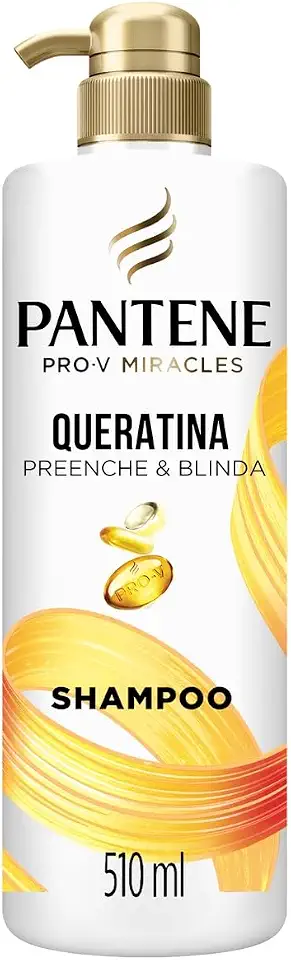 Pantene Pro-V Miracles Shampoo Queratina Preenche e Blinda 510 ml