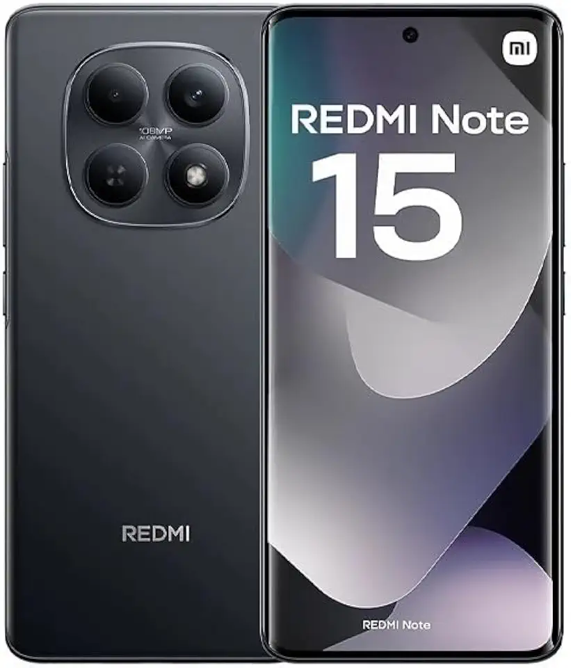 Smartphone Xiaomi Redmi Note 15 Preto 8GB RAM 256GB ROM (2510DRA23L)