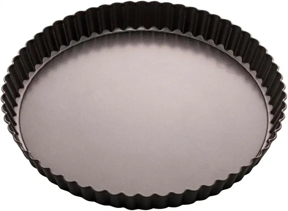 Forma para Torta e Bolo Redonda de Fundo Removível Antiaderente 24 ou 26cm com Fundo Falso (24cm)