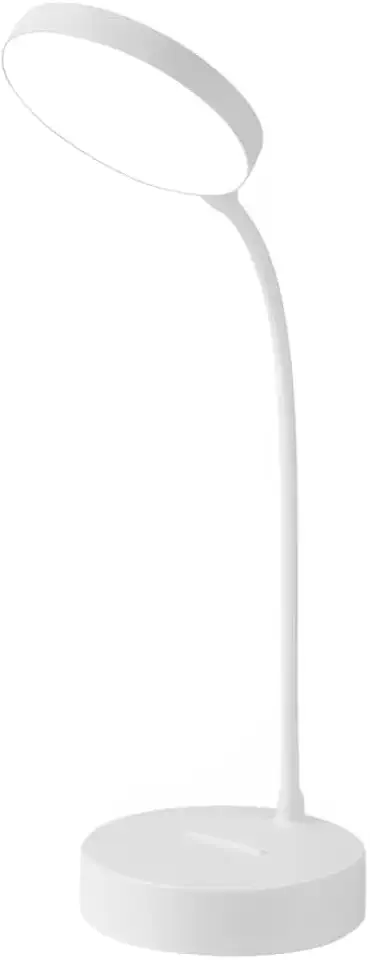 Luminária de Mesa Flexível Articulada Touch Recarregável 20 LEDs Bivolt para Estudo, Leitura e Escritório