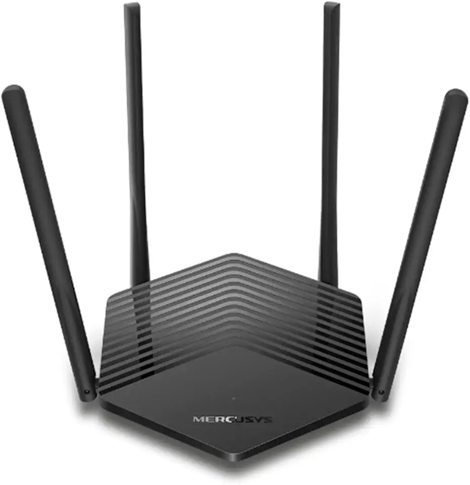 Roteador Mercusys TP-Link MR60X WiFi 6 Gigabit Dual Band AX1500 porta Gigabit 4x antenas Easy Mesh