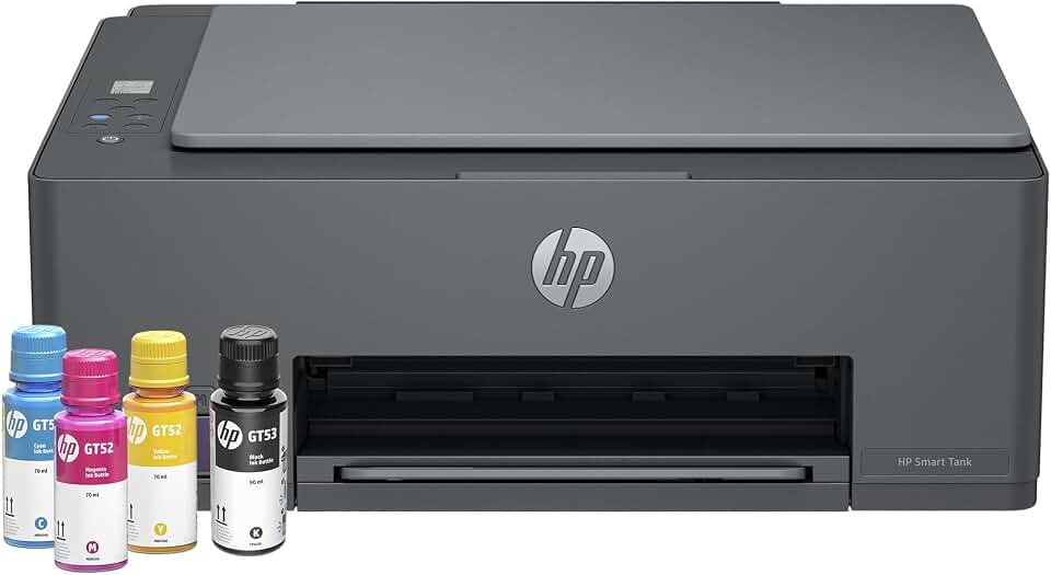 Impressora Multifuncional HP Smart Tank 589 Tanque de Tinta Colorida Wi-Fi, USB - Alta Economia -Copiadora e Scanner (5D1A8A)